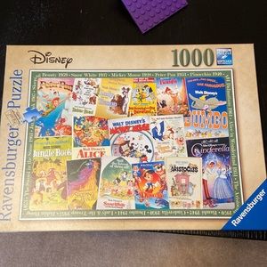 Ravensburger Puzzle.   Disney.   1000 piece.